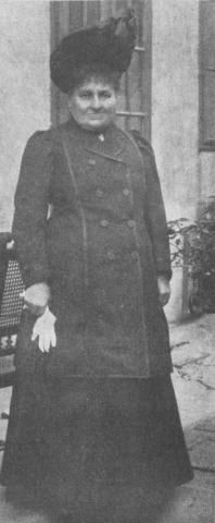 Marie Tropsch, Zeugin des Attentats auf Kaiser Franz Joseph mit Hut