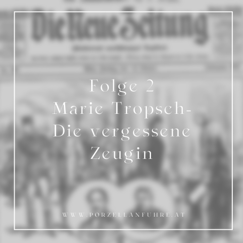 Zeitungscover, Marie Tropsch zur Audienz bei Kaiser Franz Joseph