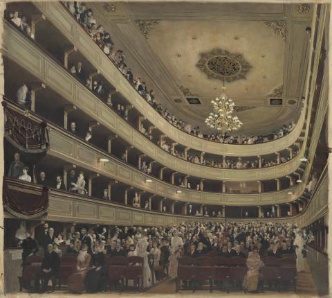 Zuschauerraum im alten Burgtheater